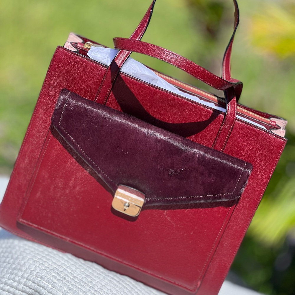 Kate ♠️ maroon bag